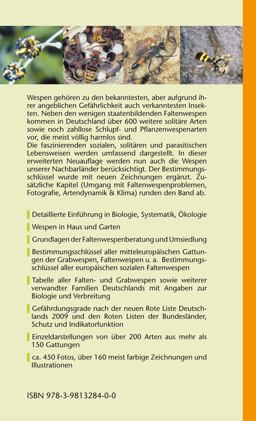 Wespen - Fachliteratur von Rolf Witt (2. berarbeitete Auflage!)